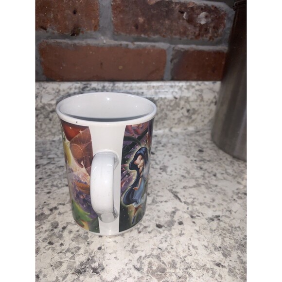 Disney Tinkerbell small  white Ceramic Coffee Cup Mug Dishwasher/Microwave Safe - Picture 8 of 10